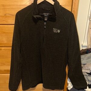 Mountain Hardwear Men's dark gray Zip-Up Sweater
